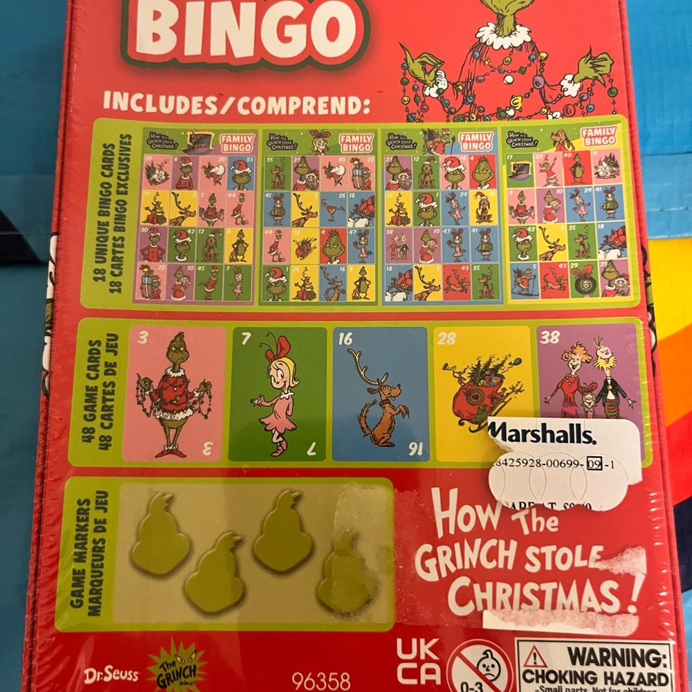 Dr. Seuss Family Bingo Game - Picture 4 of 4